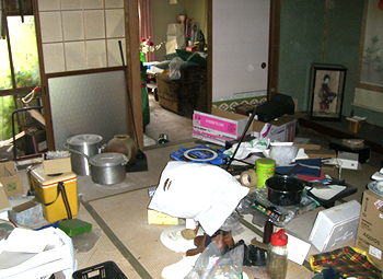 ゴミ屋敷の片付け
